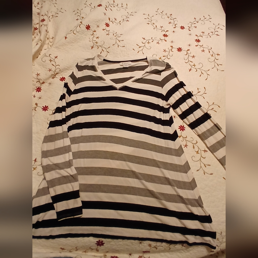 Liz Claiborne Striped Top